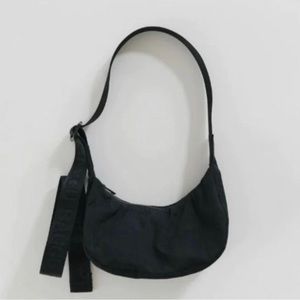 Baggu black mini crescent bag